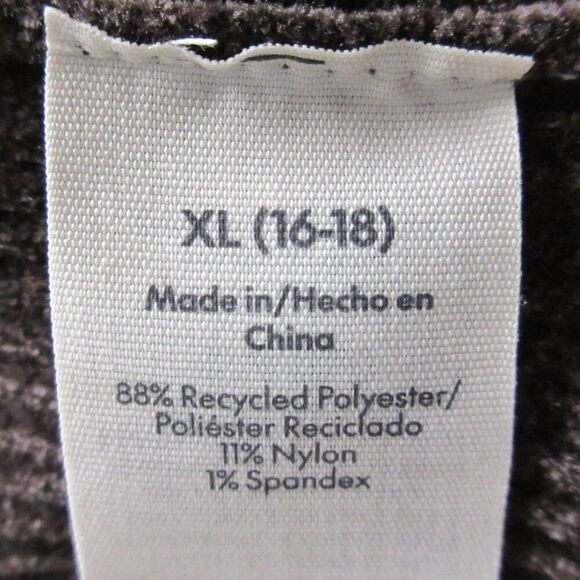 Chenille Y2K Vibe Zip Cropped Sweater Hoodie XL Breen Chocolate Coffee Brown NWT - Picture 8 of 11